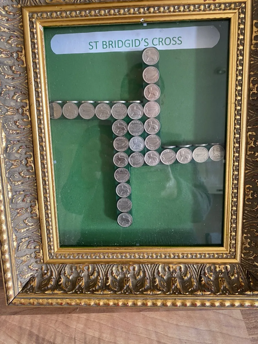 Framed bridgid’s crooss