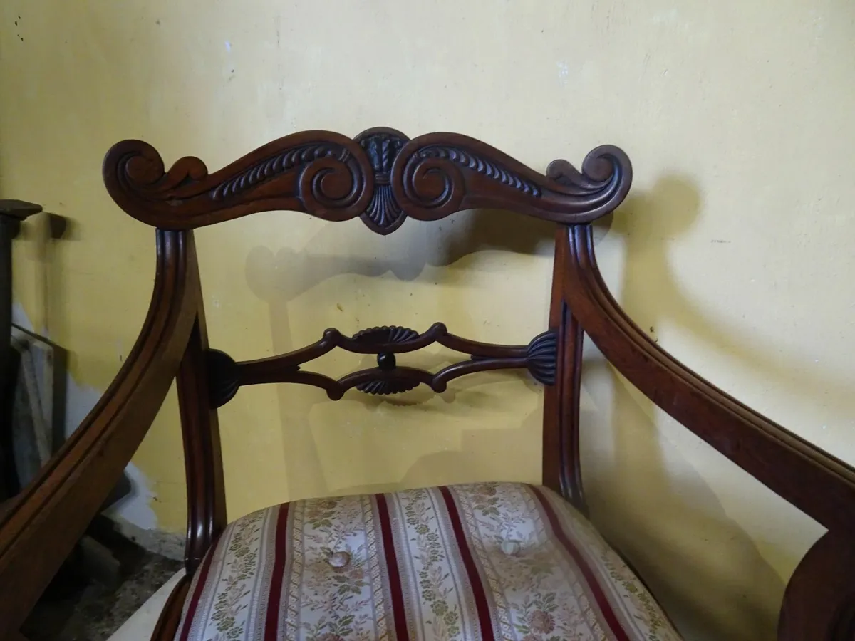 Grand old mahogany chair - Image 2
