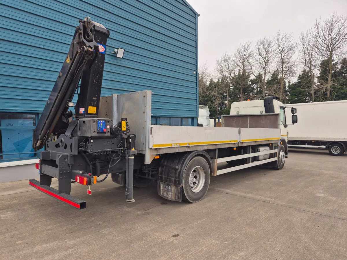 2014 DAF LF 18TON DROPSIDE AND CRANE - Image 4