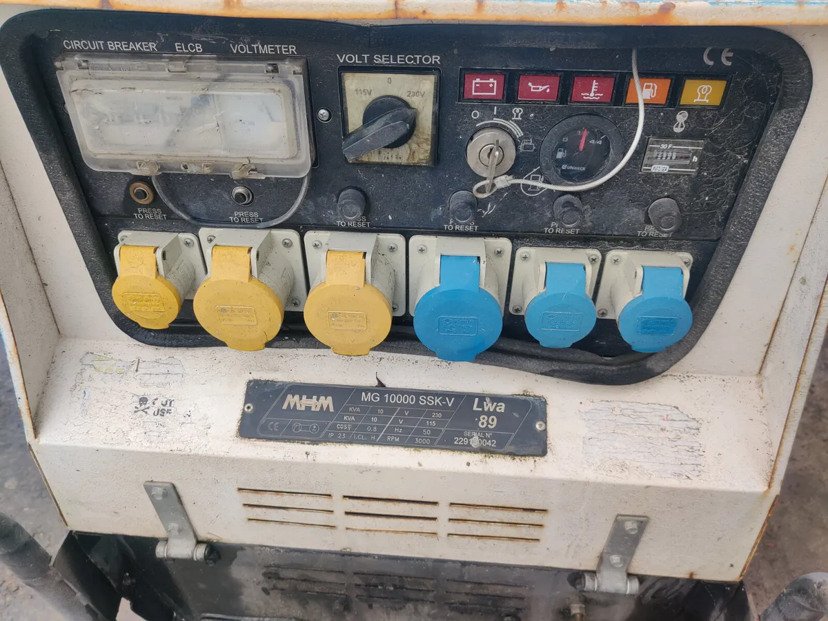 MHM 10kva Kubota powered generator - Image 3