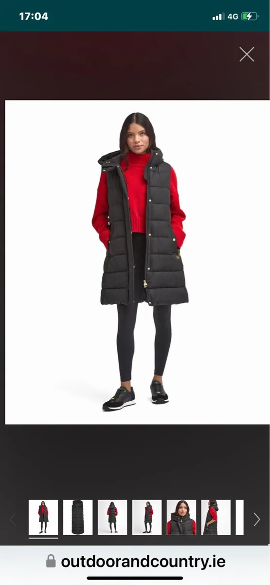 WOMEN'S BARBOUR INTERNATIONAL GREYSON PUFFER GILET