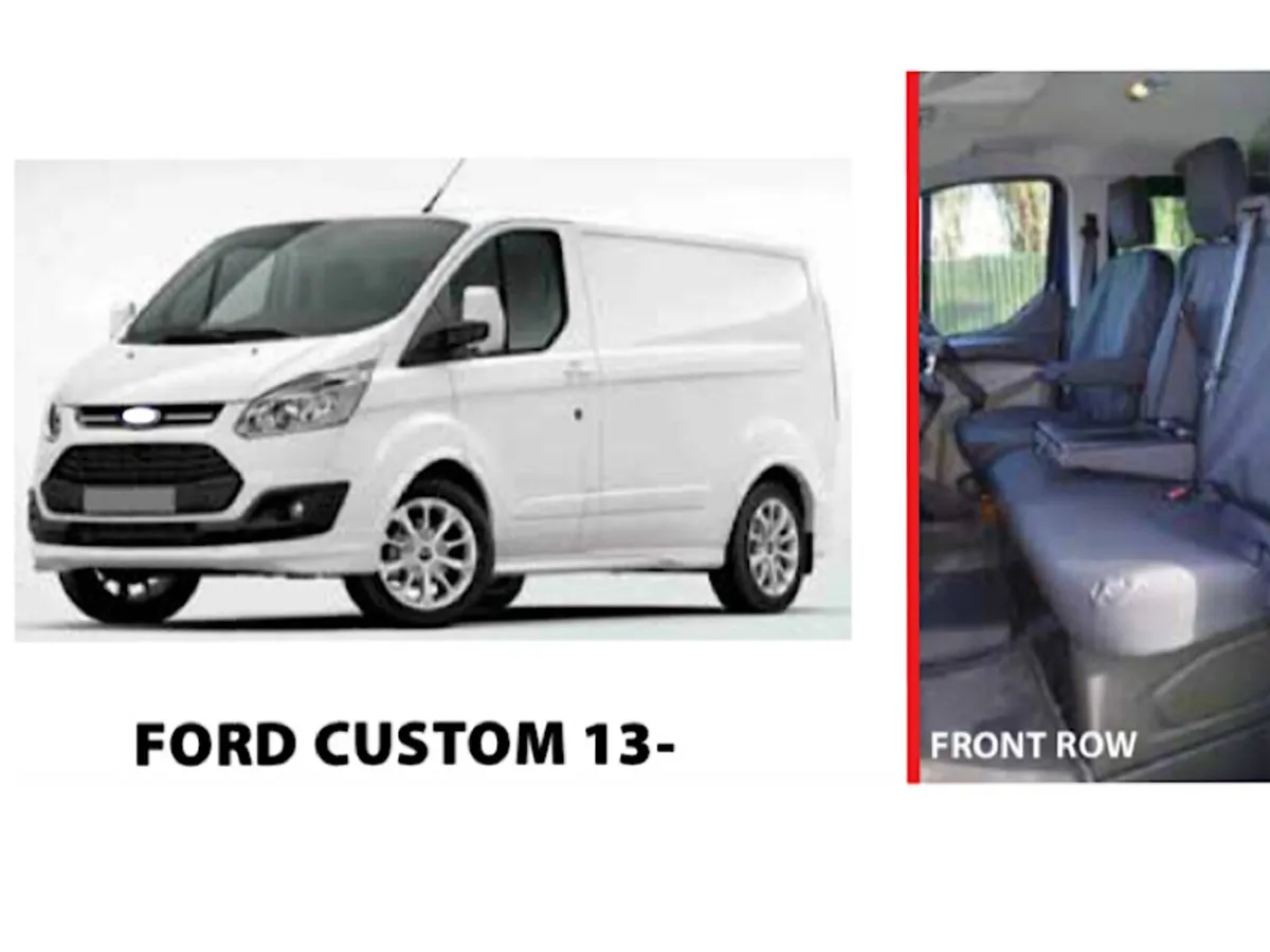 Ford Transit Custom Seat Covers Tailored Fit - Image 2