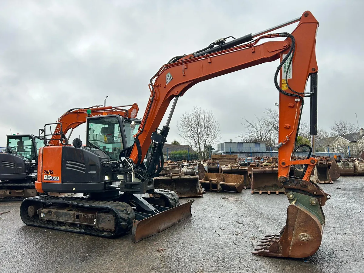 2021 Hitachi ZX85 Only 3455Hrs - MULLANS - Image 1