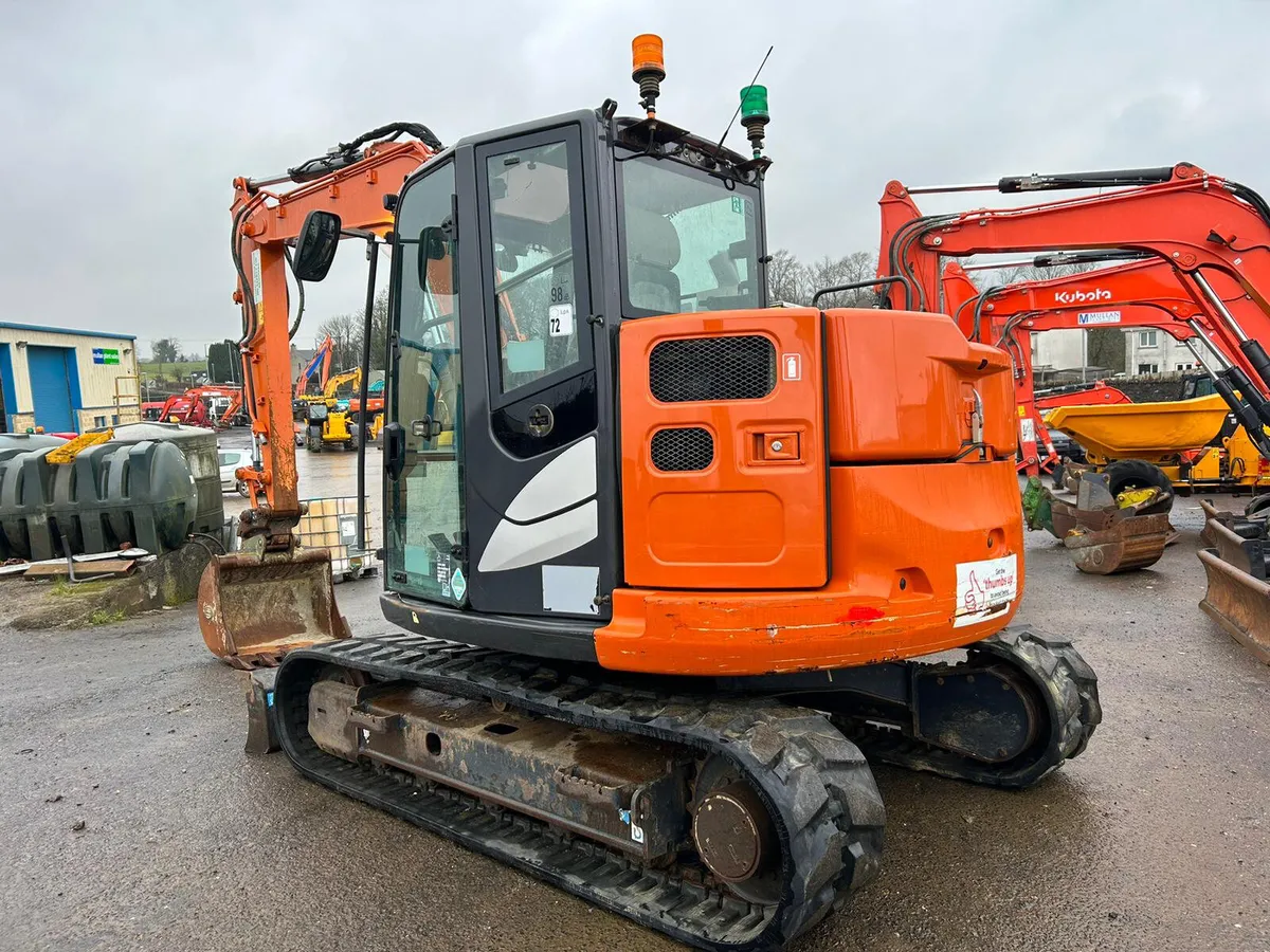 2021 Hitachi ZX85 Only 3455Hrs - MULLANS - Image 4
