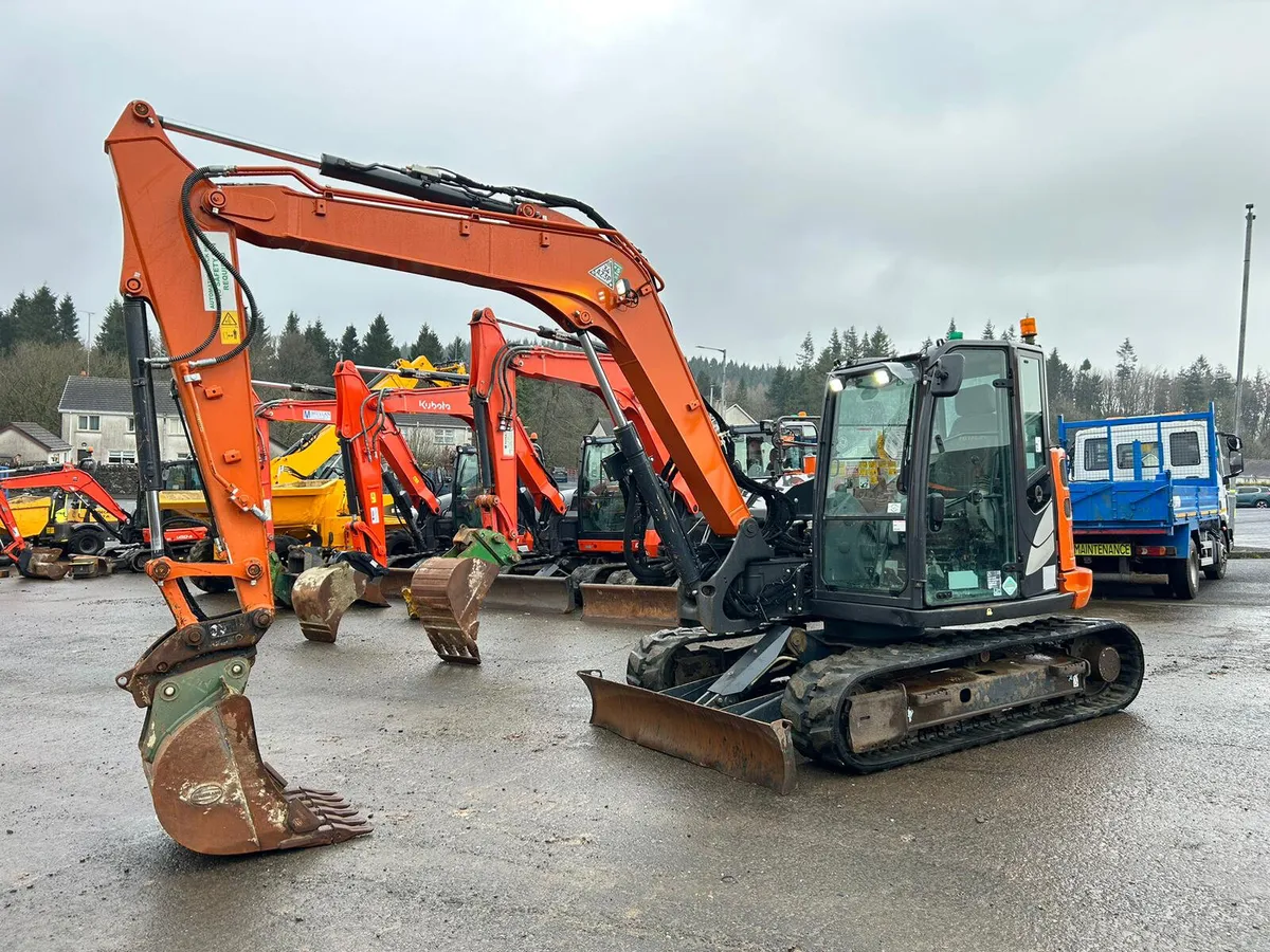 2021 Hitachi ZX85 Only 3455Hrs - MULLANS - Image 2