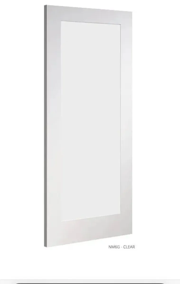 White Primmed Shaker Glass