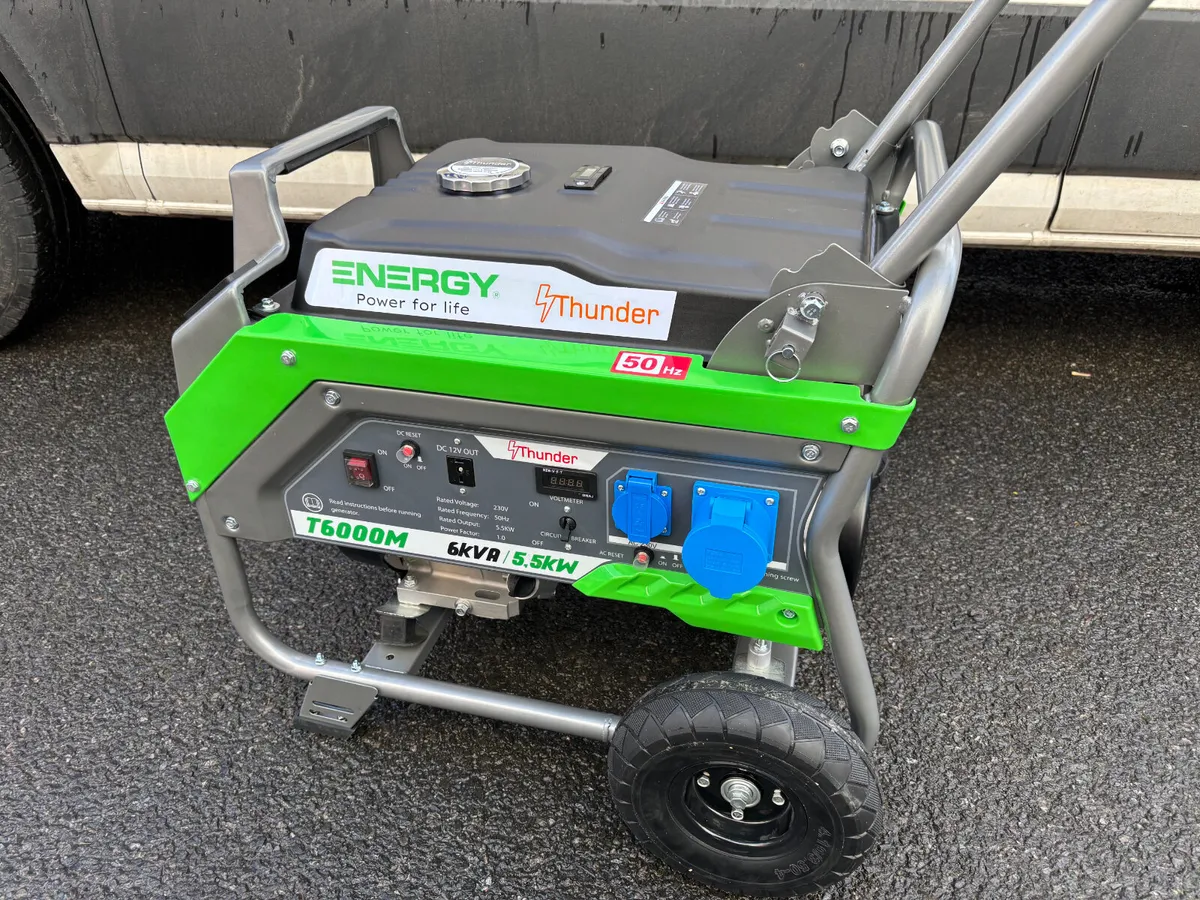 Sale!!!  6.5KVA Energy Petrol Generator - Image 3