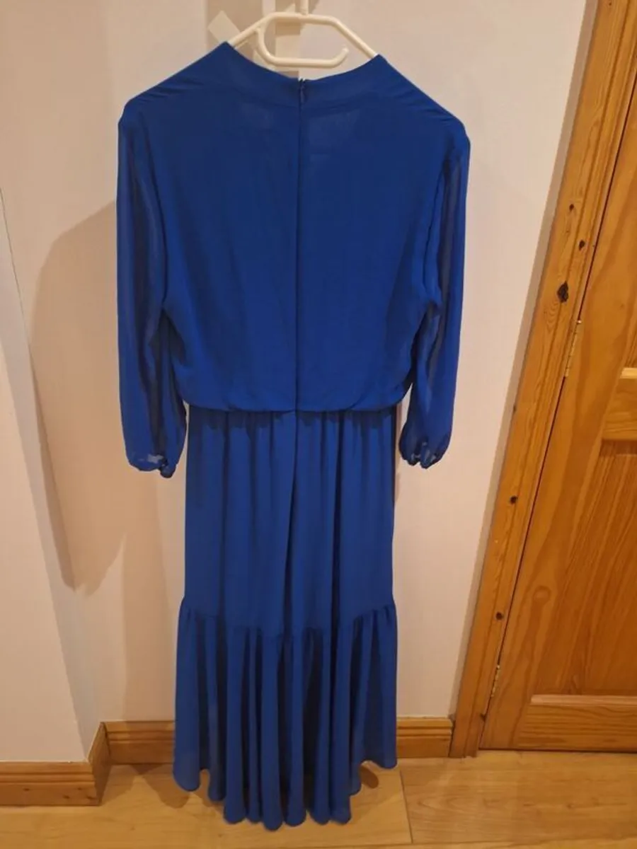 joseph ribkoff blue midi dress size 10 to 12 - Image 1