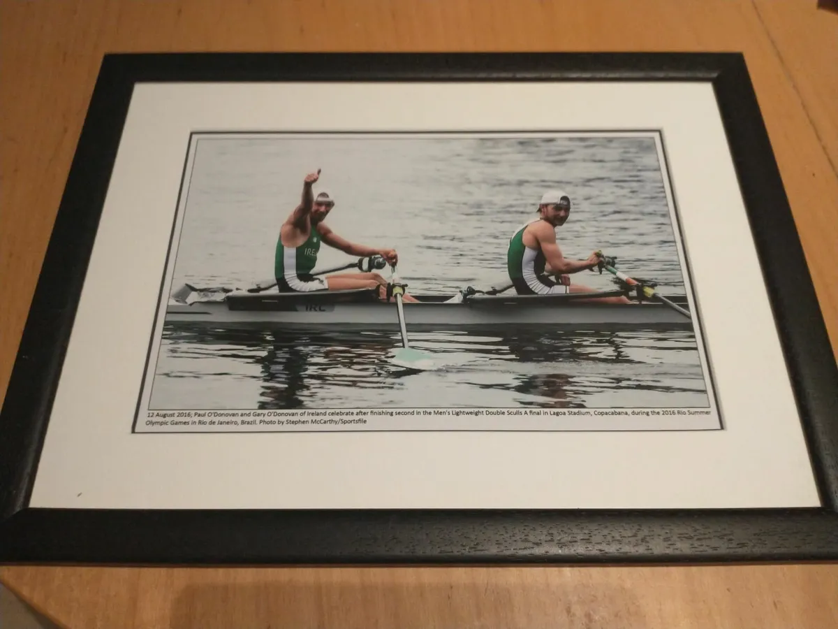 Professionally framed photo of O'Donovan brothers - Image 1