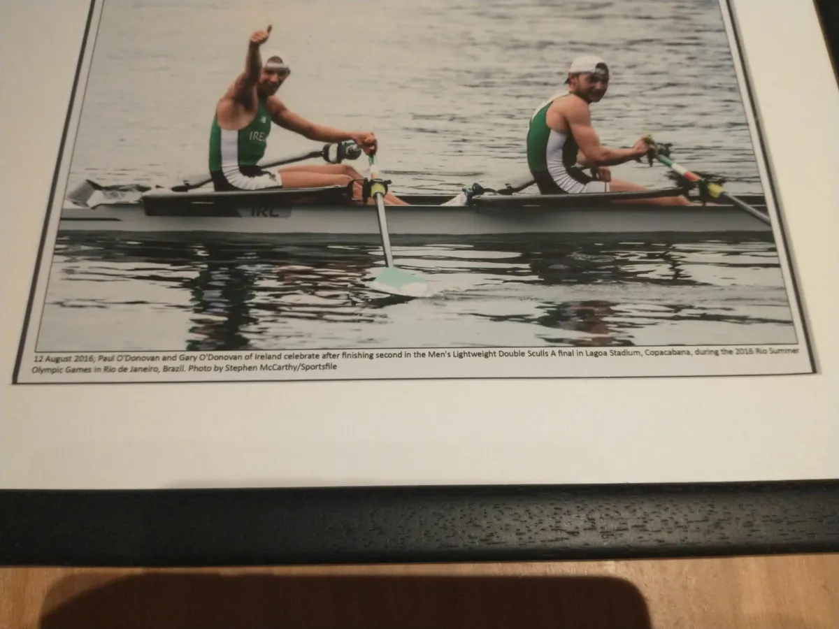 Professionally framed photo of O'Donovan brothers - Image 4