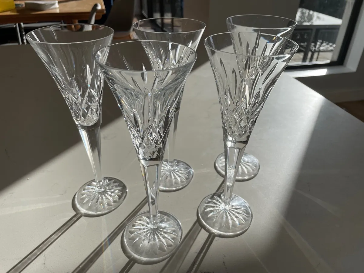 Waterford Crystal Lismore Toasting Flutes - Image 1