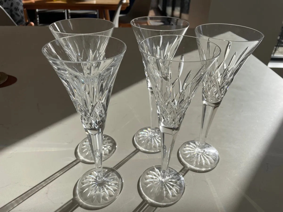 Waterford Crystal Lismore Toasting Flutes - Image 3