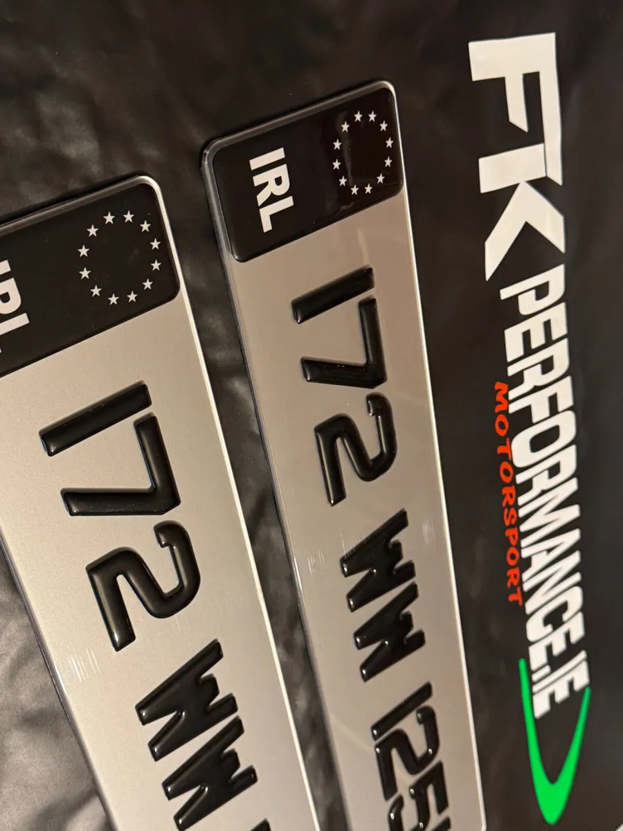 Tinted gel number plates delivered - Image 1