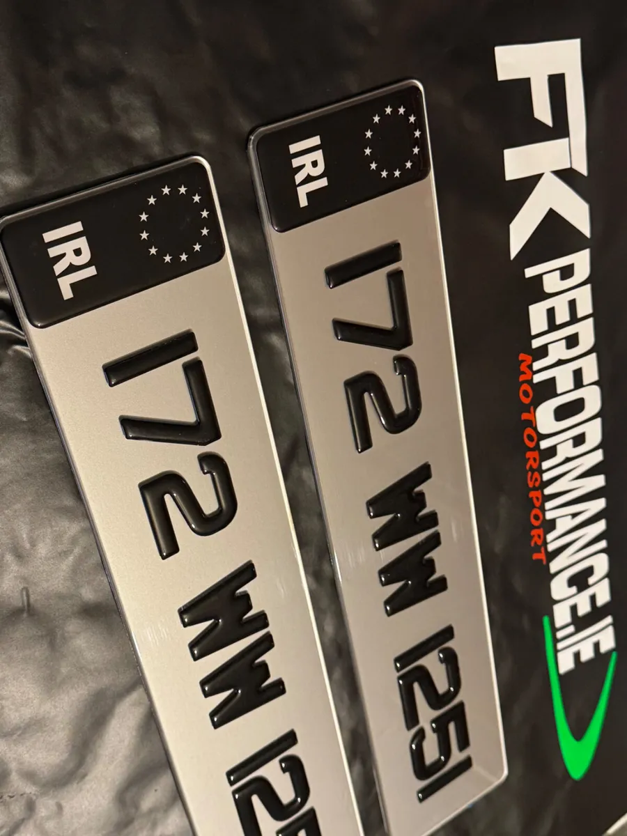 Tinted gel number plates delivered - Image 2
