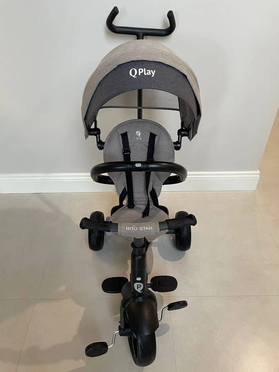 QPlay Trike Rito Star Folding Grey - Image 1