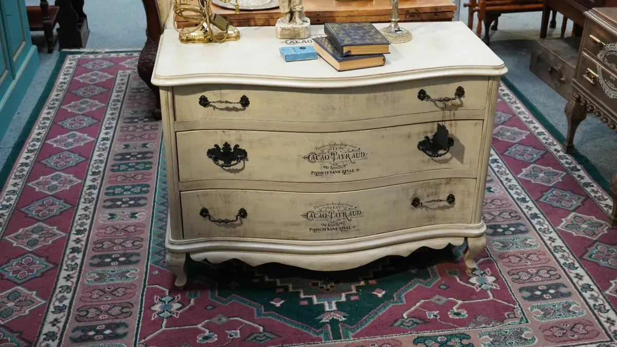 Beautiful Upcycled French-Style Chest of Drawers - Image 1