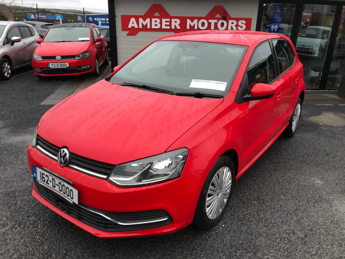161 REG VOLKSWAGEN POLO RED AUTOMATIC - Image 1