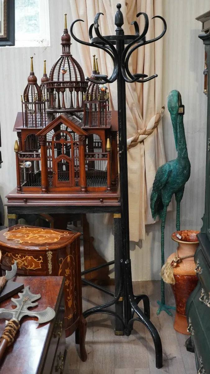 Vintage Spanish Bentwood Coat Rack - Image 1