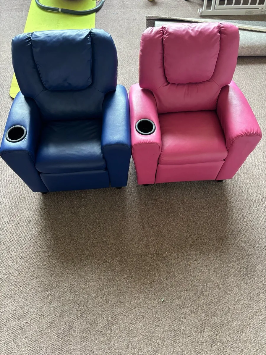 Kids Leather Chairs - Image 1