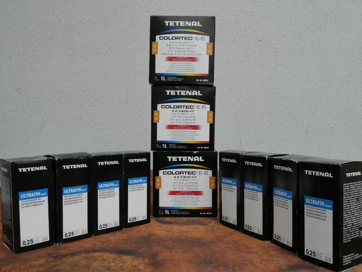 Tetenal E6 and BW developer job lot - Image 1