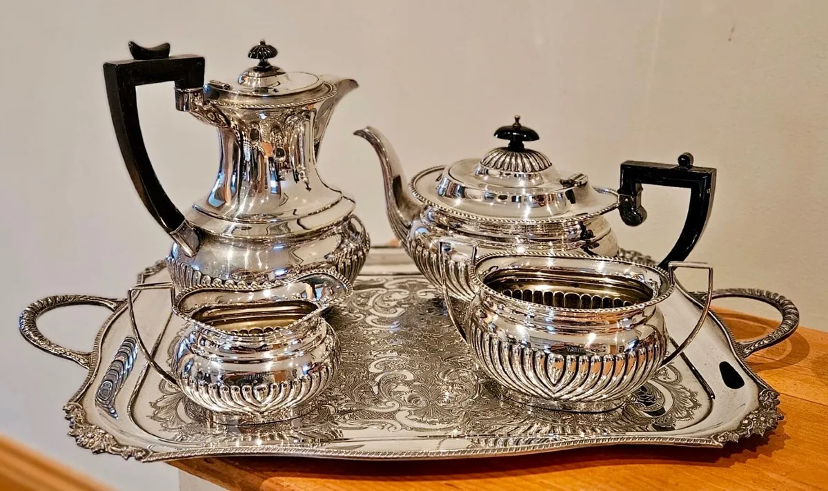 Silver plated Tea and Coffee set - Image 1