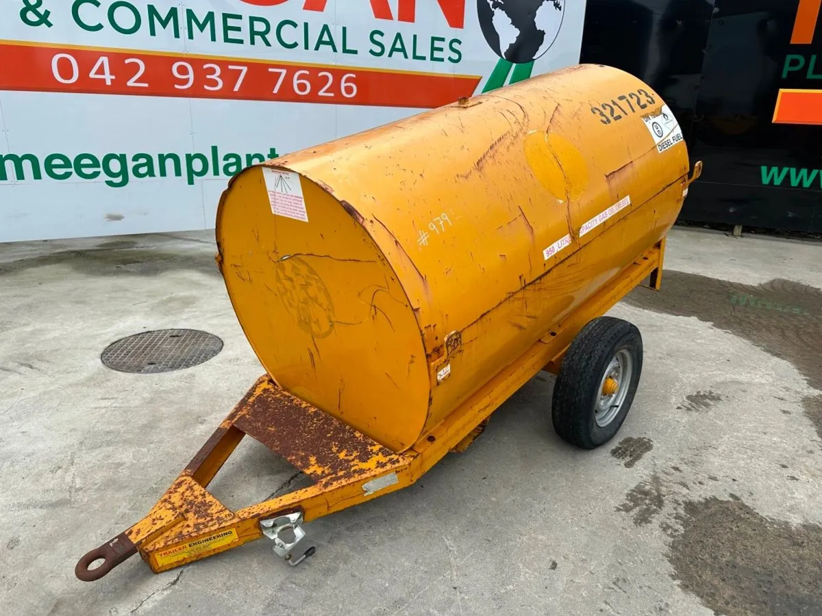 ** 2015 .....950 litre.... Bunded Fuel Bowser.... - Image 2
