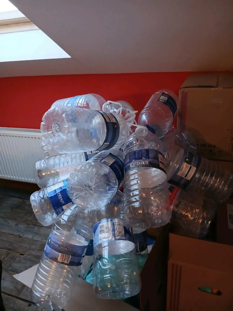 Empty 5 litre water bottles - Image 2
