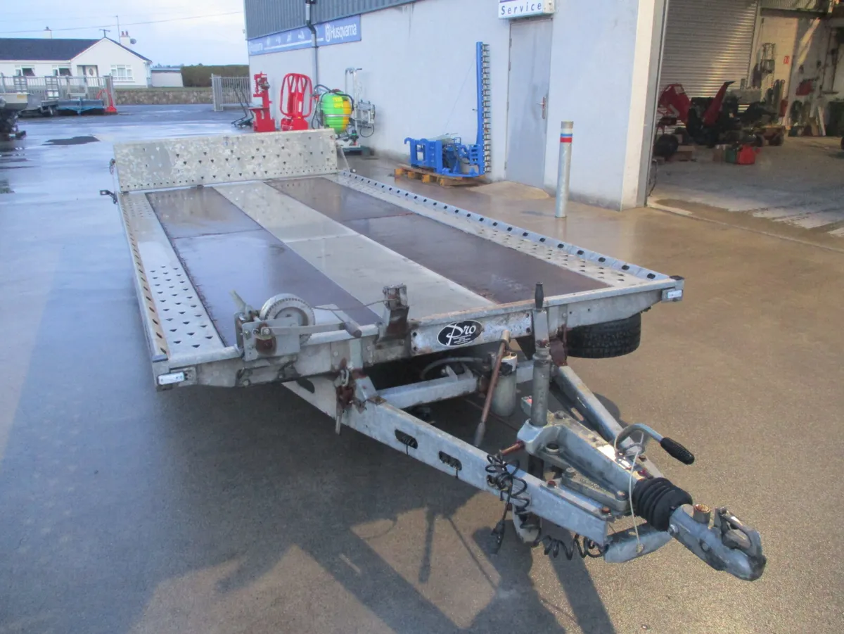 Indespension tilt car transporter trailer - Image 3