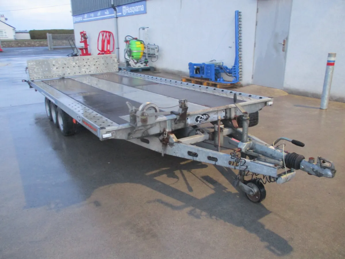Indespension tilt car transporter trailer - Image 4