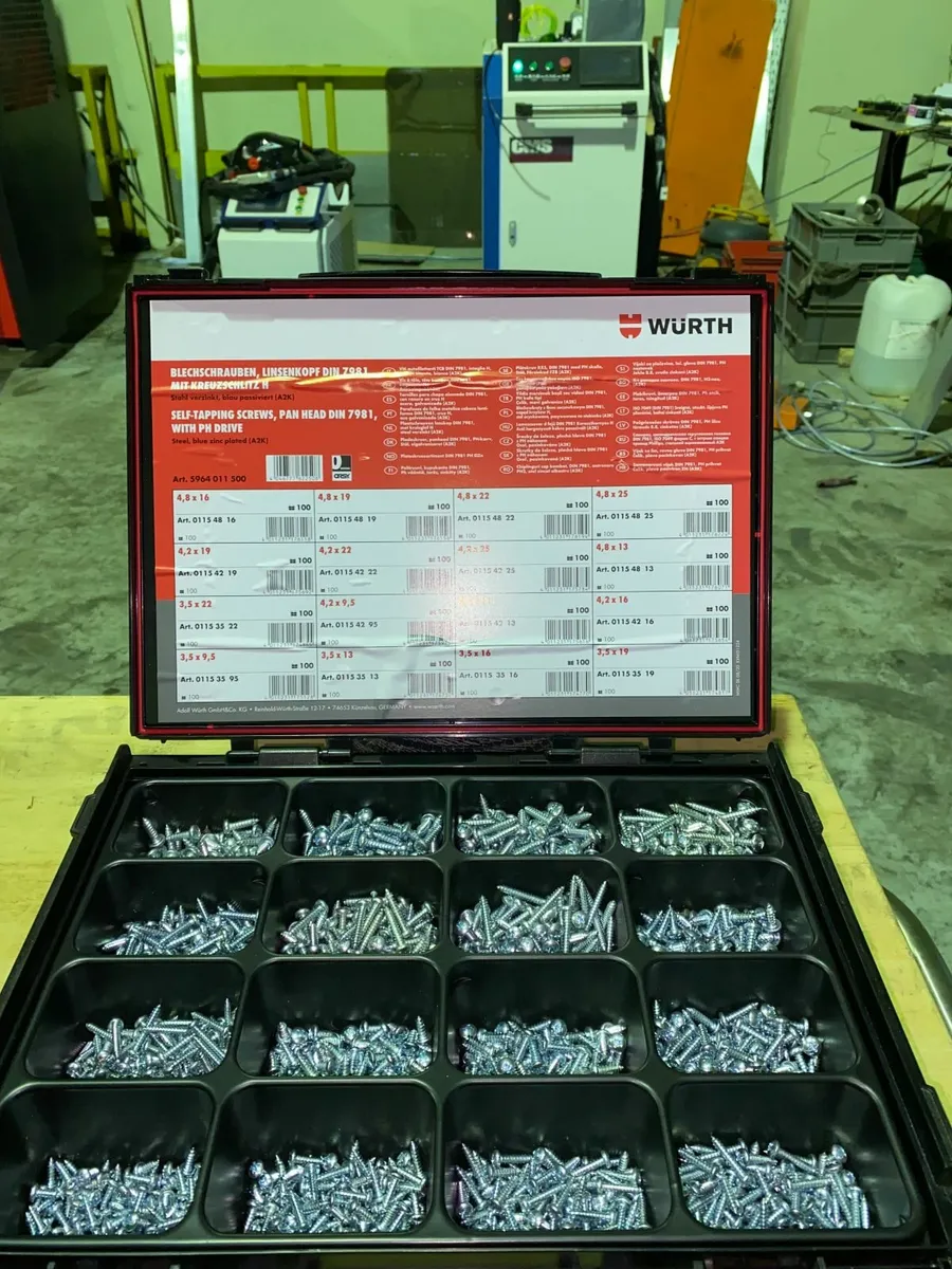 Wurth Orsy assortment of self tapping screws kit - Image 1