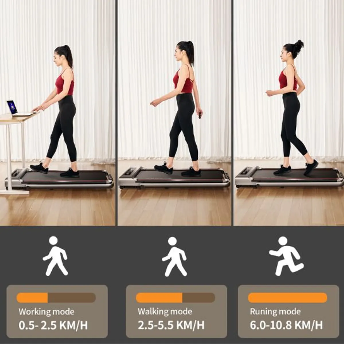 Folding Treadmill with Incline C-1 - FREE Delivery - Image 3