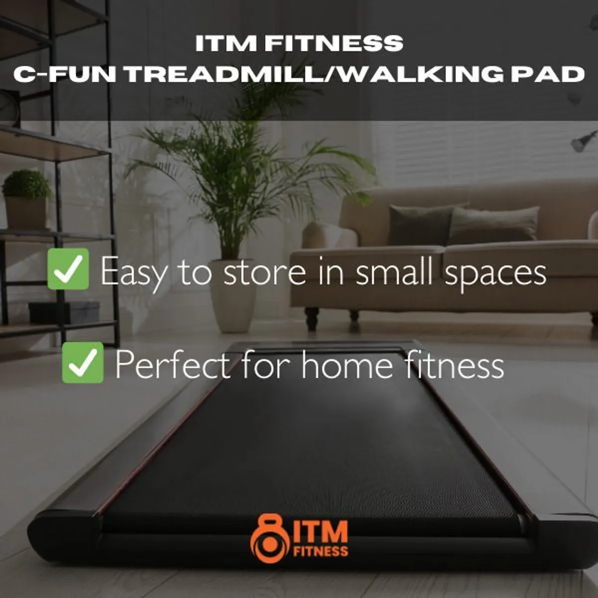 Folding Treadmill with Incline C-1 - FREE Delivery - Image 4