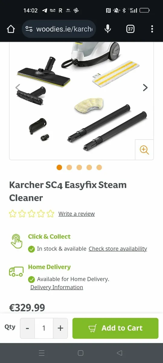 Karcher CS4 steam cleaner - Image 1
