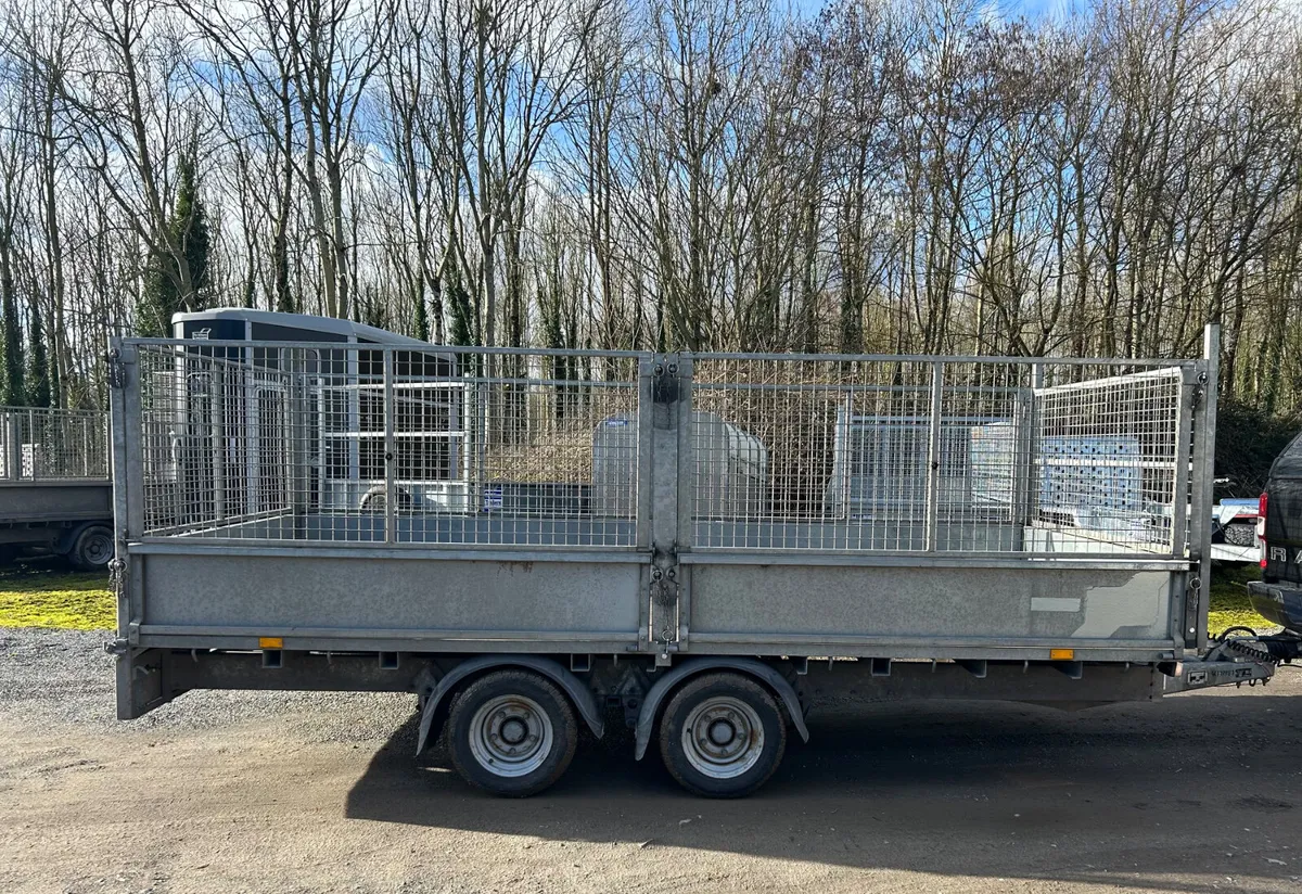 Ifor Williams 14ft LM146 Dropside with Mesh - Image 1