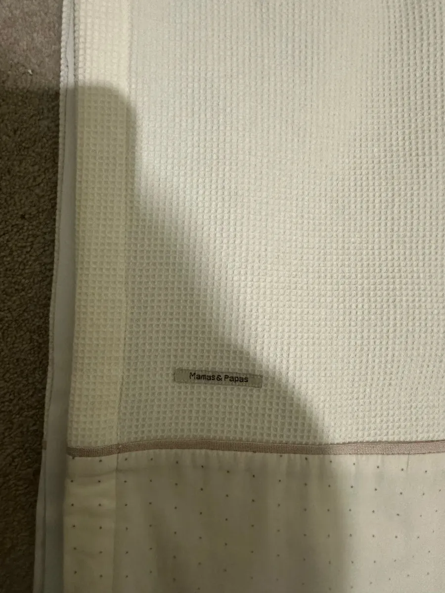 Mamas and papas curtains, tie backs - Image 1