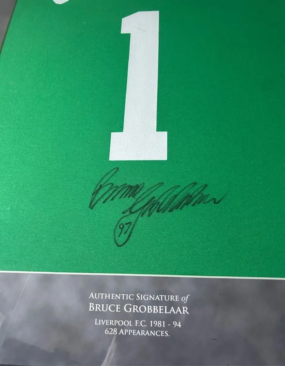 Bruce Grobbelaar framed and signed T Shirt - Image 4