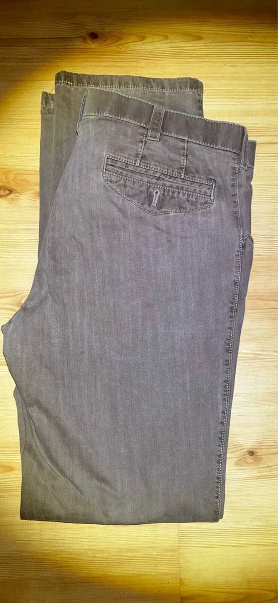 2 x Premium German Made MEYER Mens Trousers - Image 1