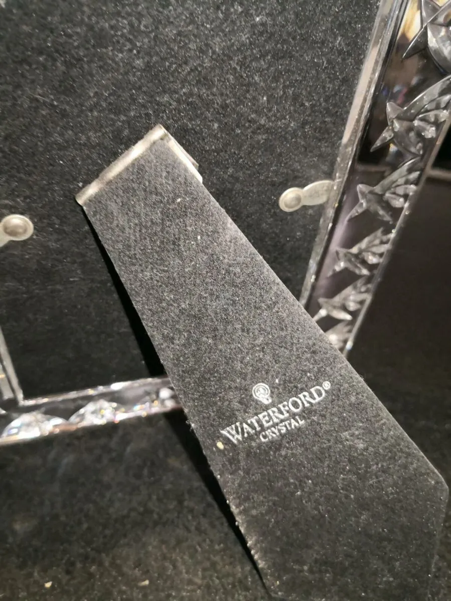 Vintage Waterford crystal large picture frame - Image 2
