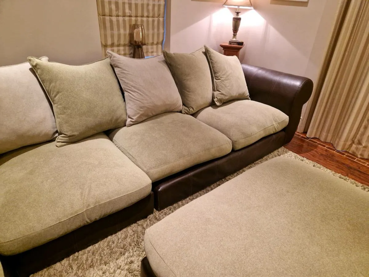 8 seater L Shaped Sofa REDUCED in PRICE - Image 1