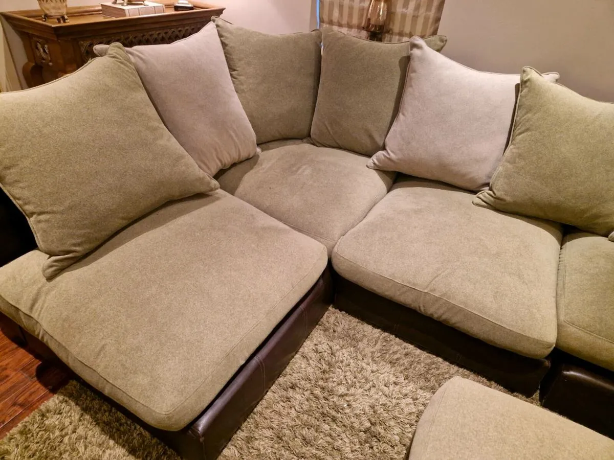 8 seater L Shaped Sofa REDUCED in PRICE - Image 2