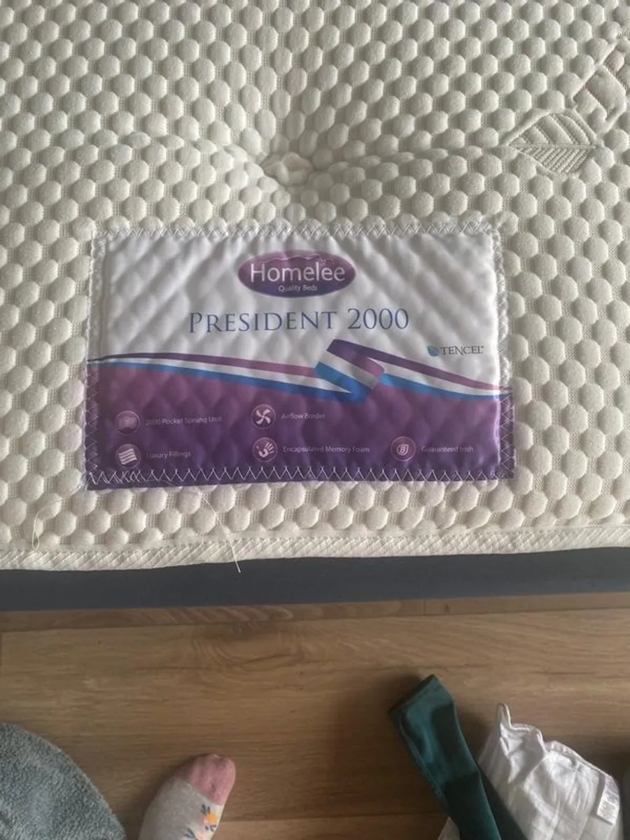 1 year old 6ft Super King Mattress - Image 3