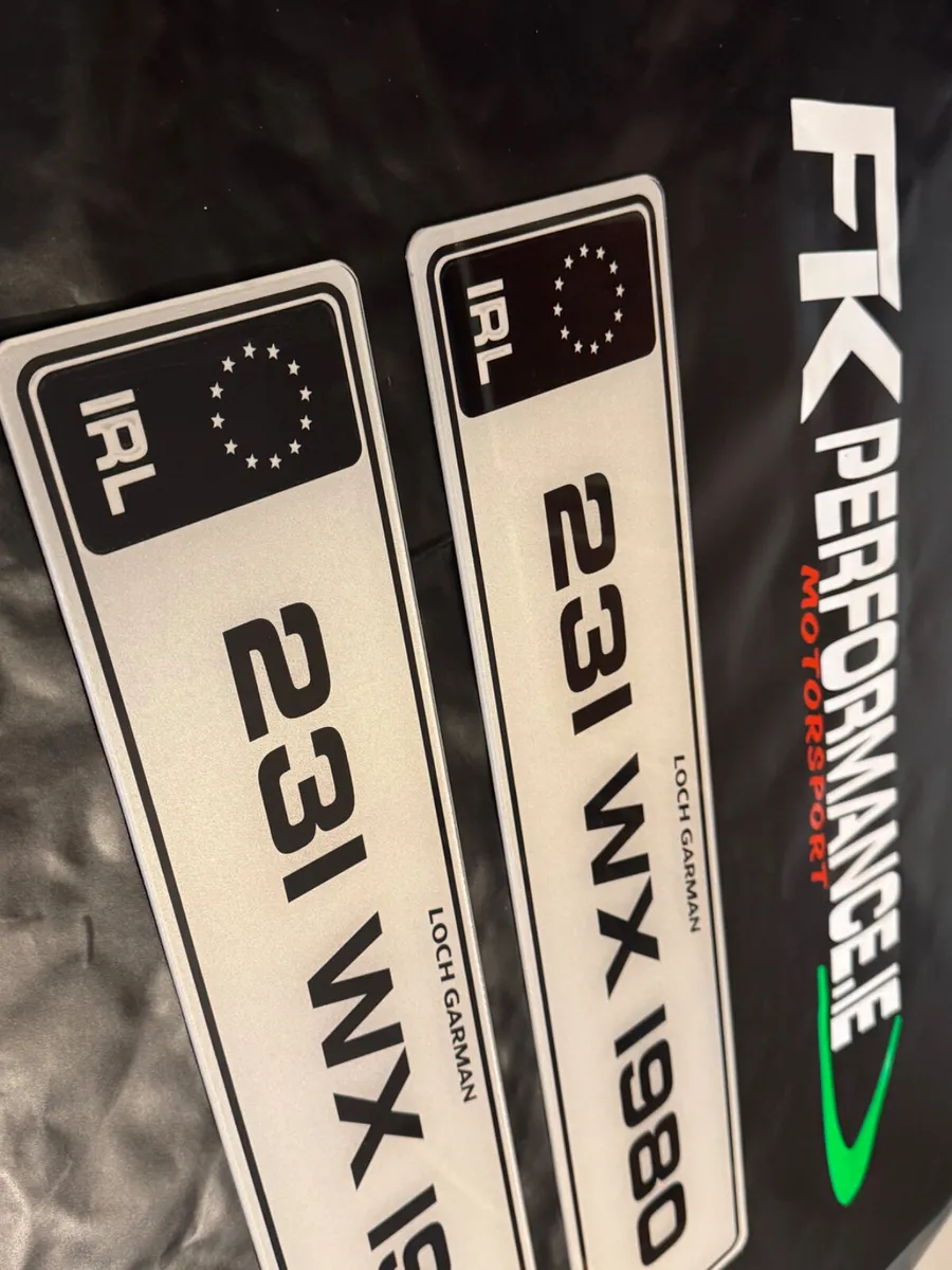 Ultimate number plates delivered! Gel , German , - Image 1