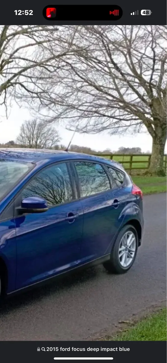 Wanted-Passenger rear door, deep impact blue focus