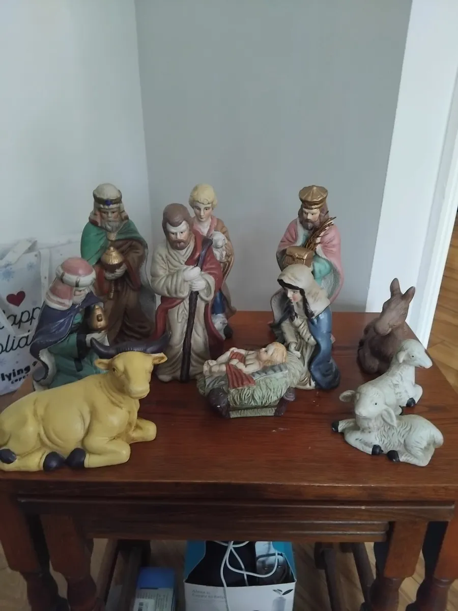 Vintage Nativity Figurines - Image 1