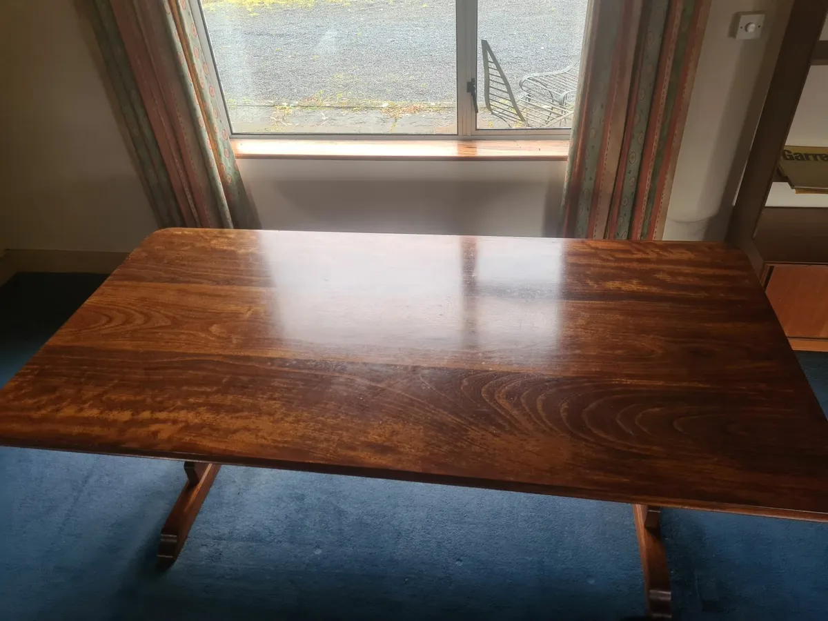 Handcrafted Teak Dining table - Image 3