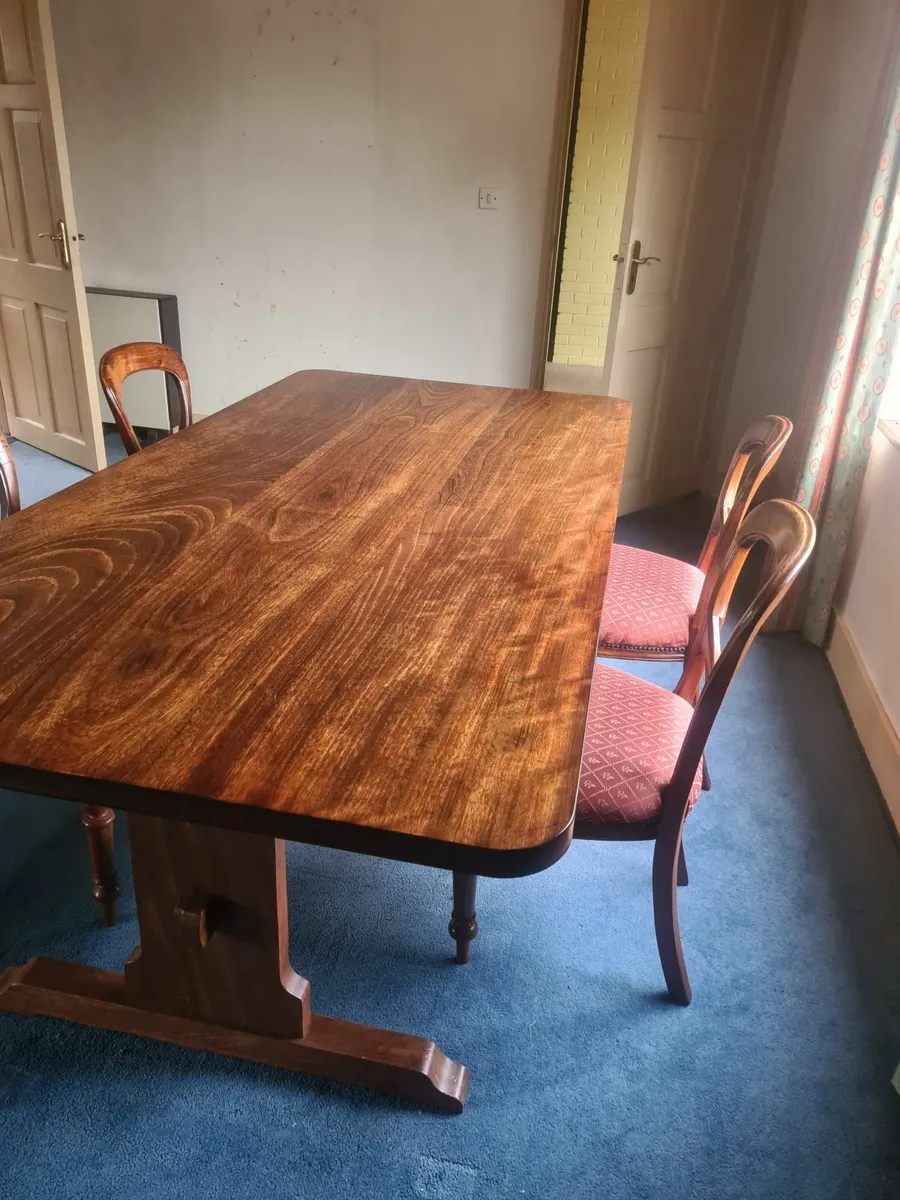 Handcrafted Teak Dining table - Image 4