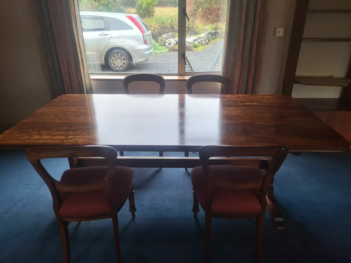 Handcrafted Teak Dining table - Image 2