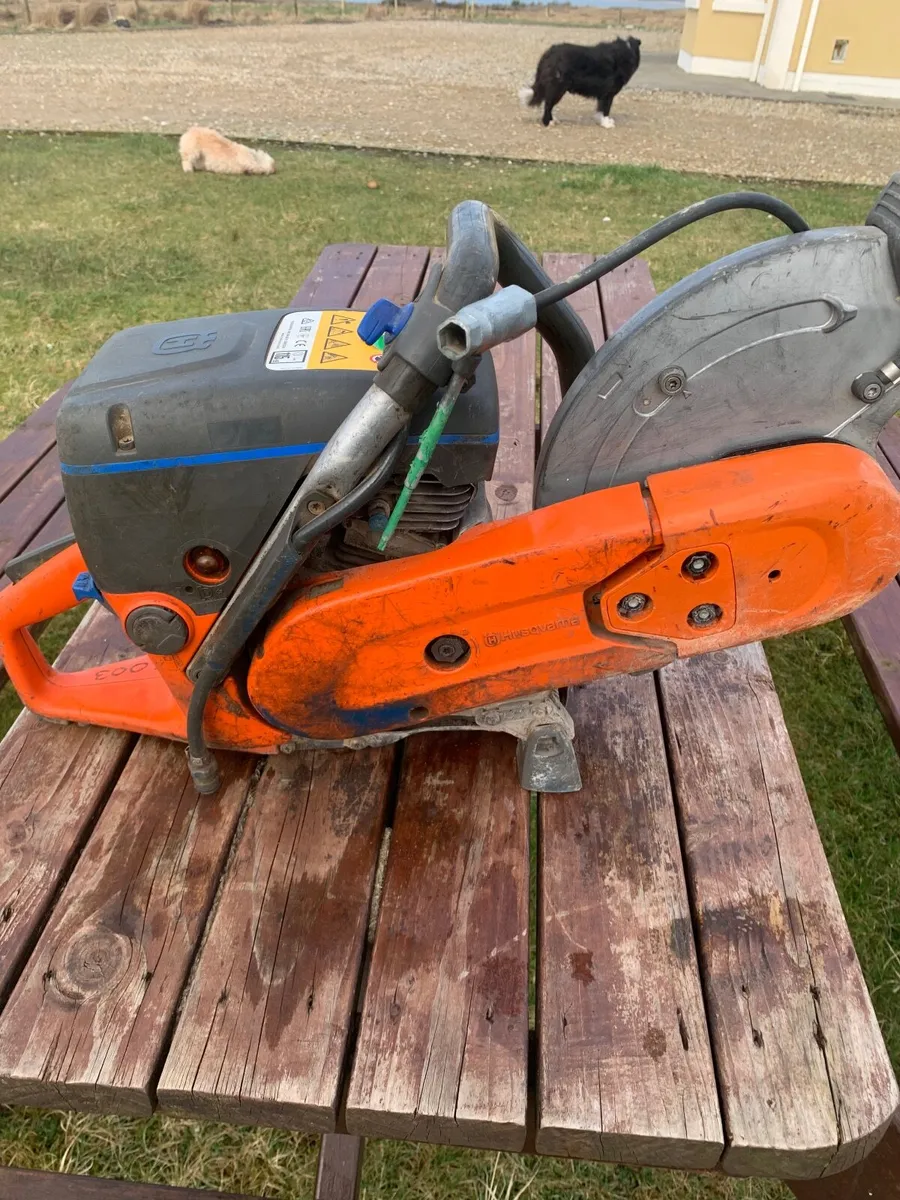 Husqvarna 770 Con Saw, Belle Mixer, Wacker plate. - Image 2