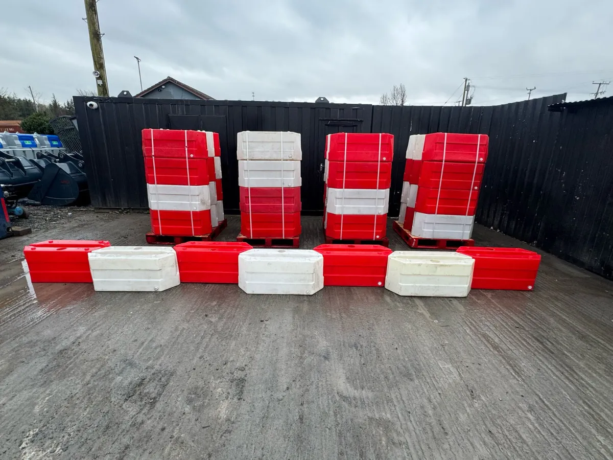 Selection Water Filled Plastic Barriers - Image 1