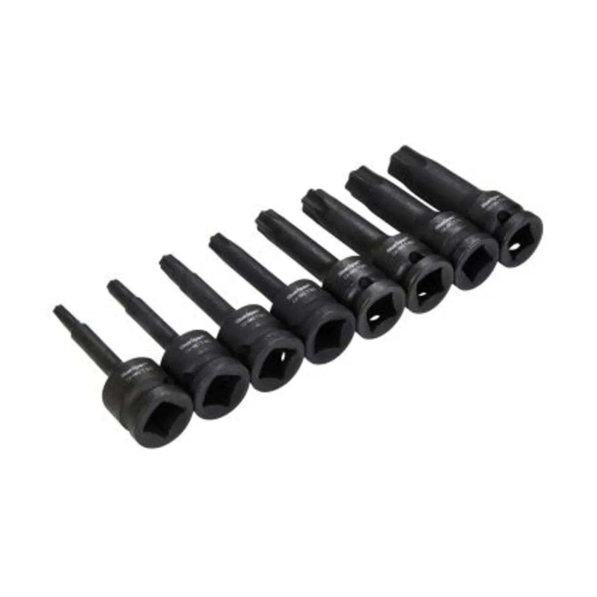 Blue Spot Impact Torx Sockets – 8pc, 1/2″, T30-T80 - Image 2